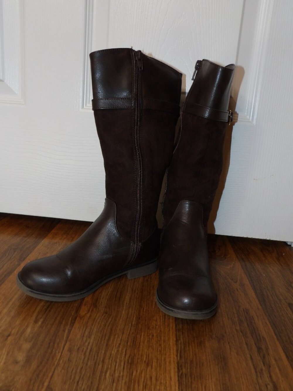 The Children's Place Brown Tall Boots Size 13